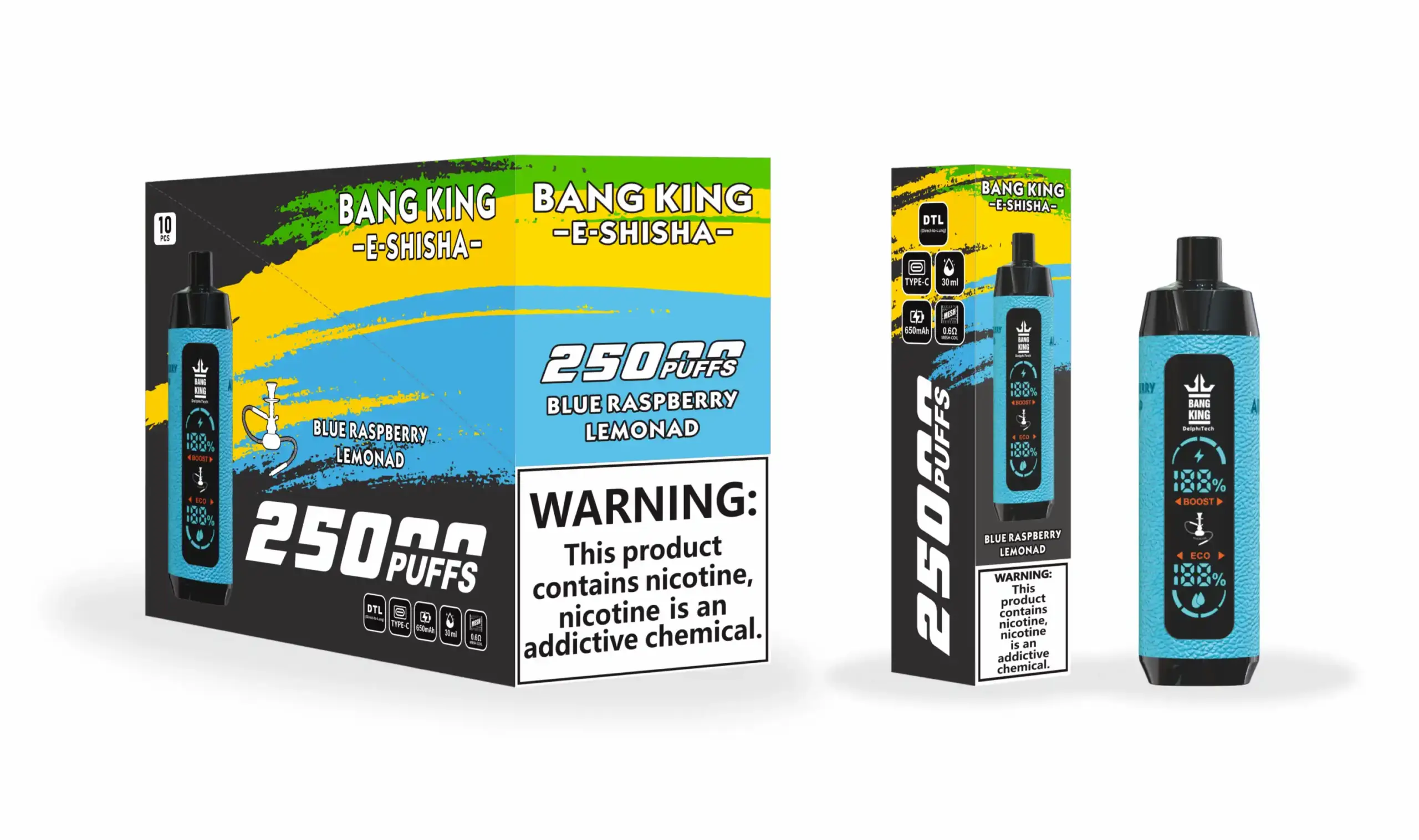 Blaue Himbeere Limonade