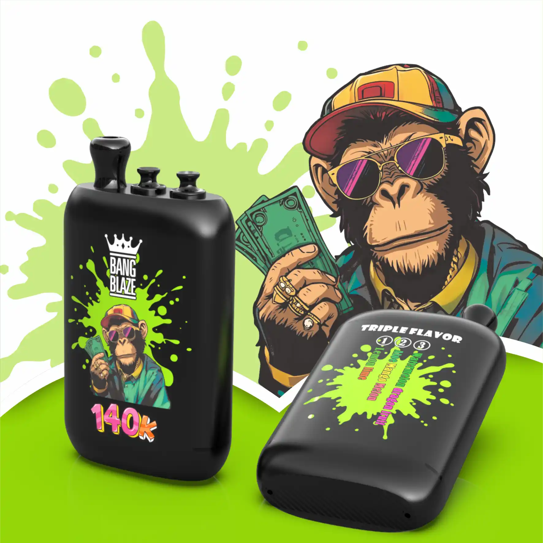 Zitrone Limette / Aloe Mango Melone / Wassermelone Drachenfrucht