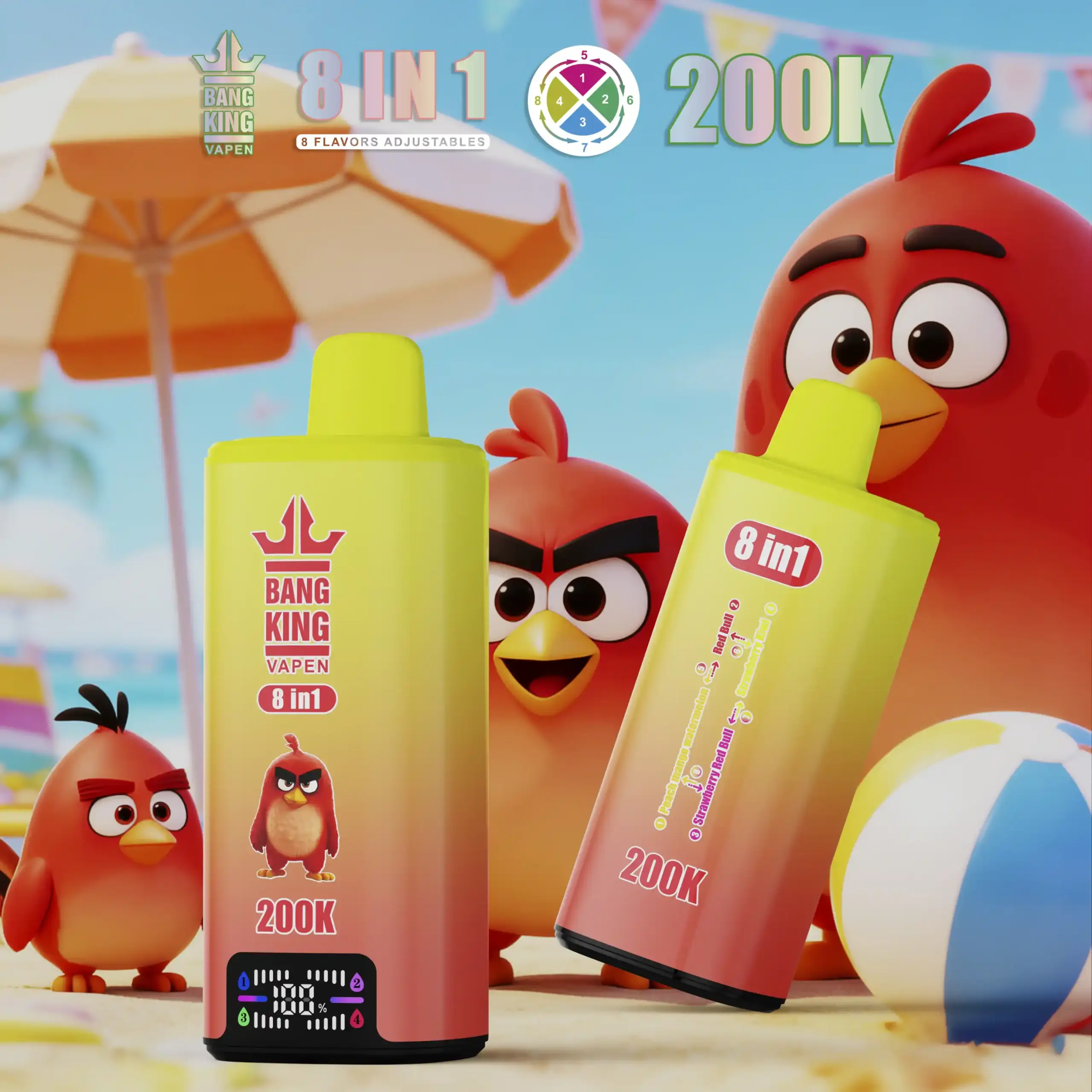 BANG KING 8 in 1 200K Zügen Einweg Vape – Bild 9