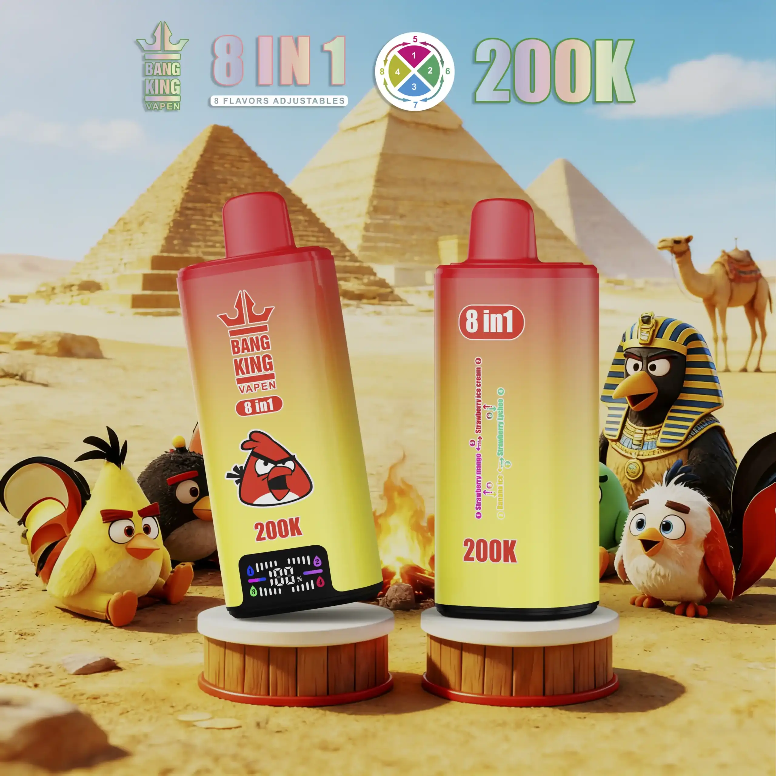 BANG KING 8 in 1 200K Zügen Einweg Vape – Bild 8