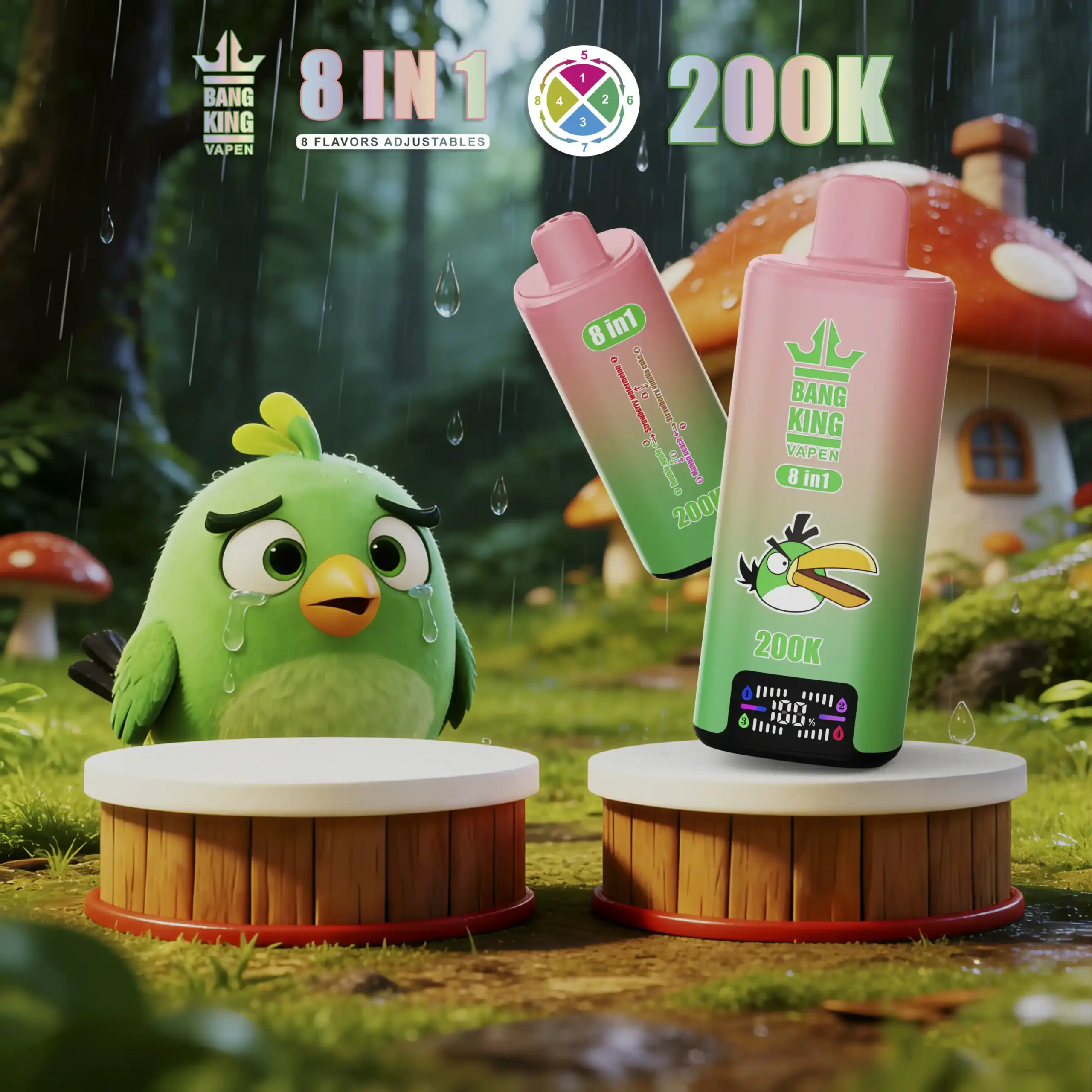 BANG KING 8 in 1 200K Zügen Einweg Vape – Bild 7