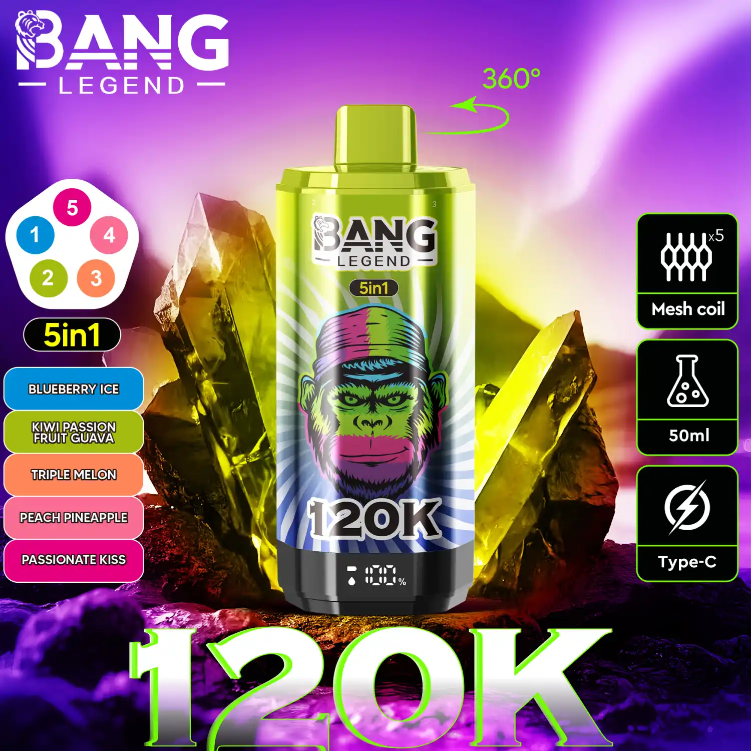 BANG 120000 Züge Big Puff Vape