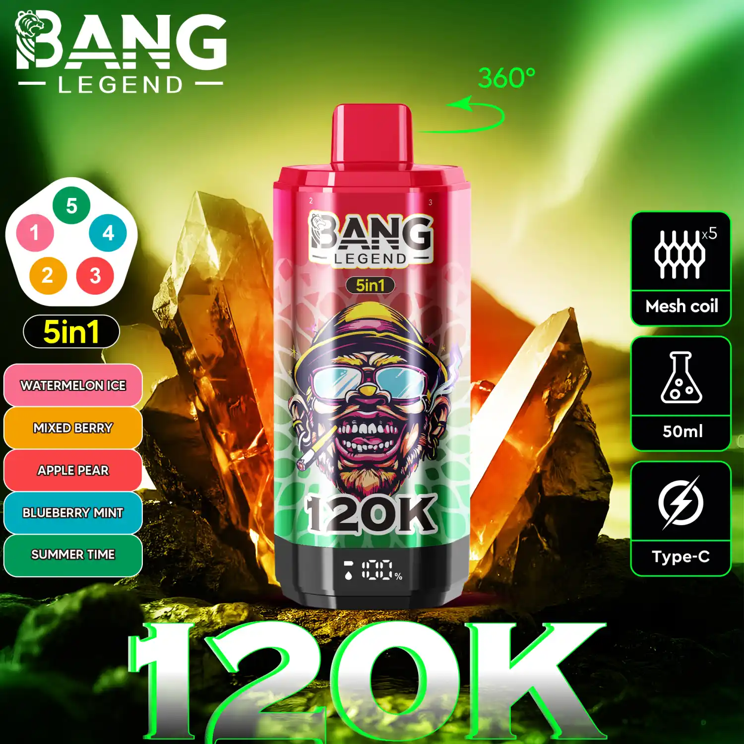 BANG 120000 Züge Big Puff Vape