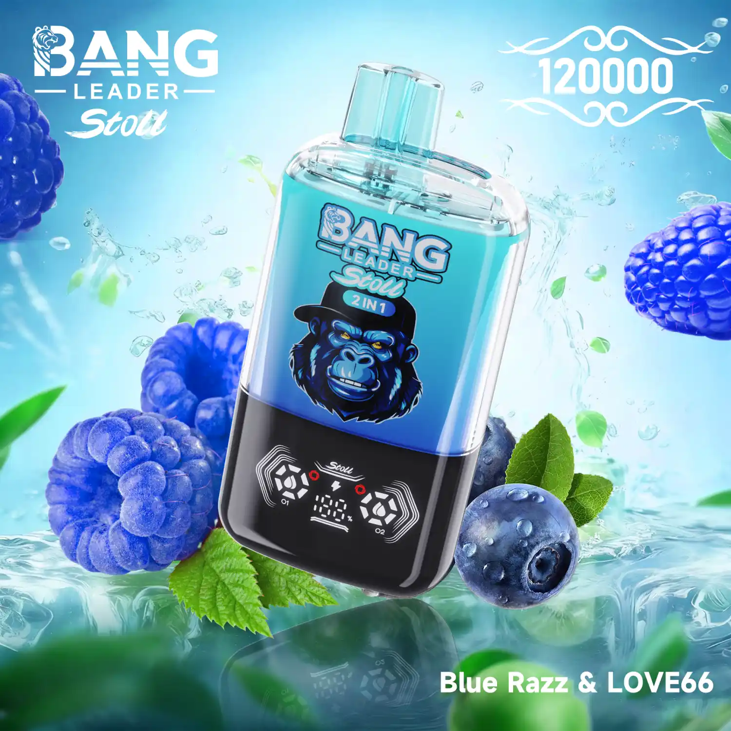 BANG Leader Stoll 120000 Züge Big Puff Vape 2 in 1 – Bild 2