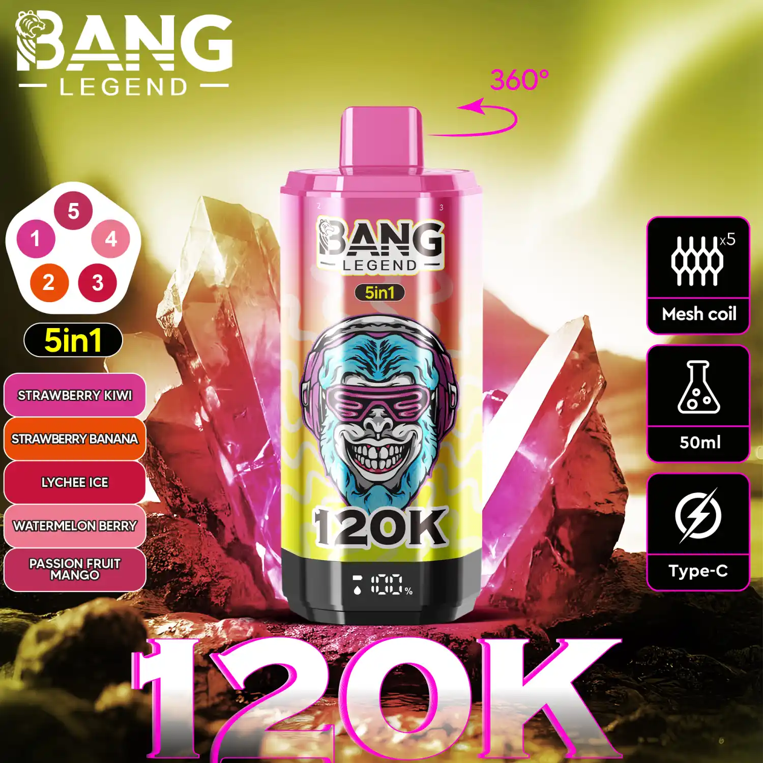 BANG 120000 Züge Big Puff Vape