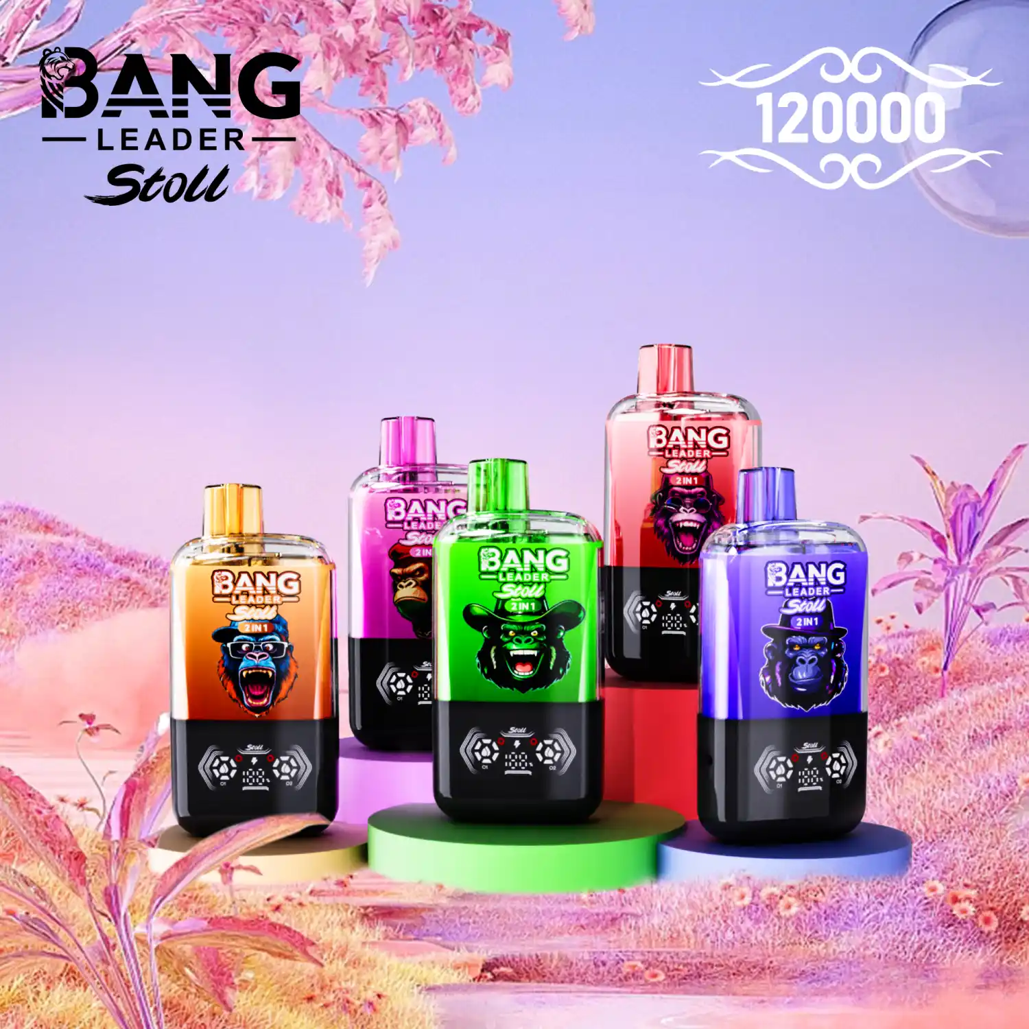 BANG Leader Stoll 120000 Züge Big Puff Vape 2 in 1 – Bild 14