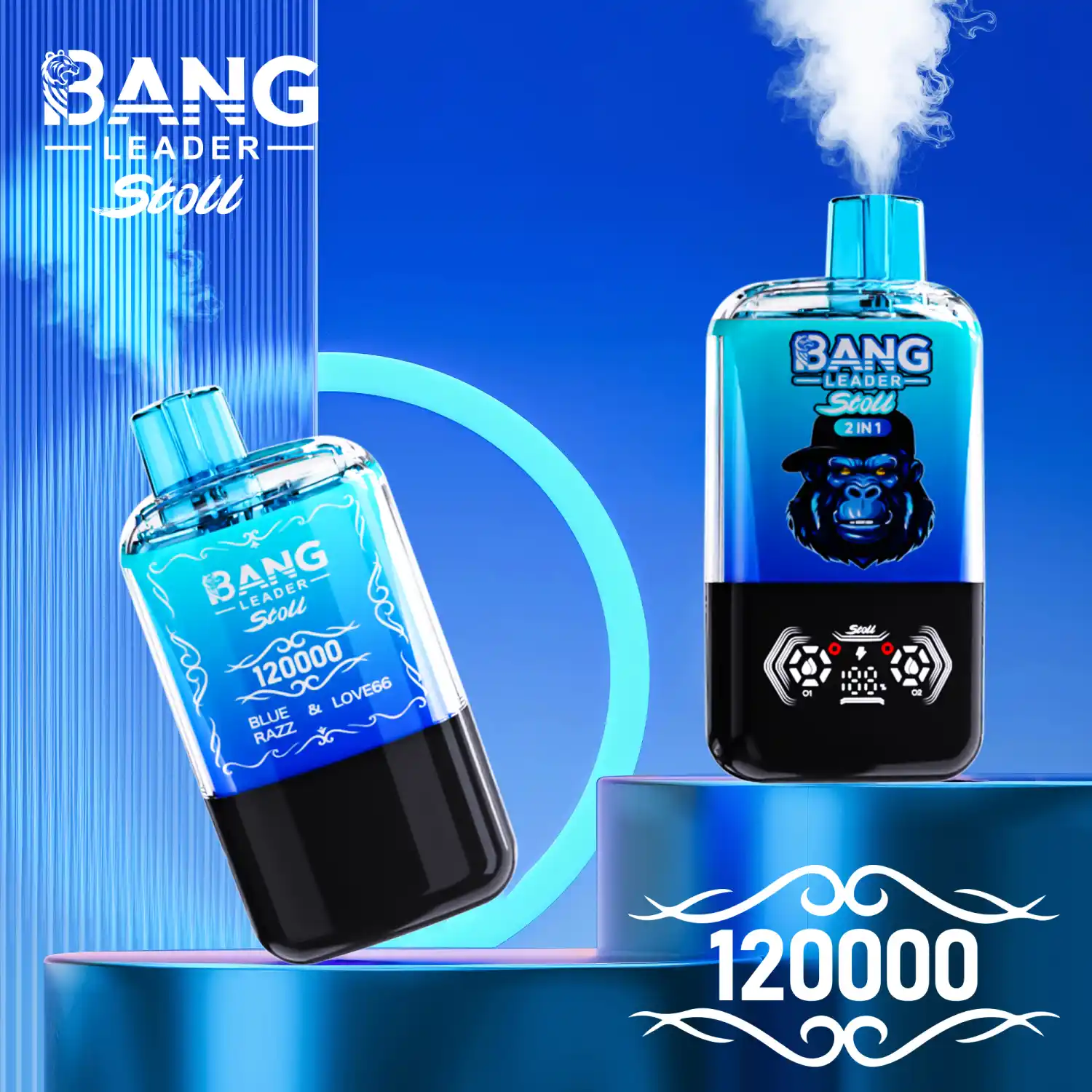 BANG Leader Stoll 120000 Züge Big Puff Vape 2 in 1 – Bild 15