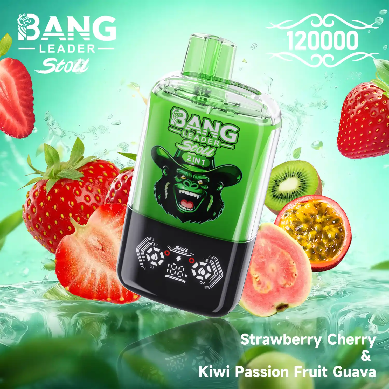 BANG Leader Stoll 120000 Züge Big Puff Vape 2 in 1 – Bild 3