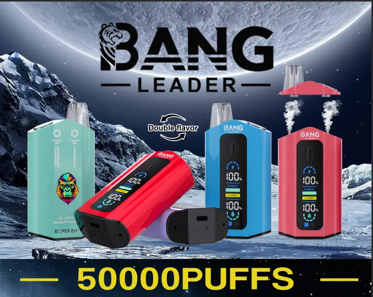 BANG Leader 50000 Züge Big Puff Vape mit Double Flavor
